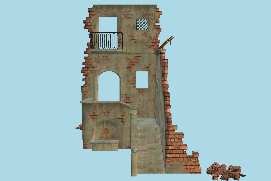 Ruins Building 3d model